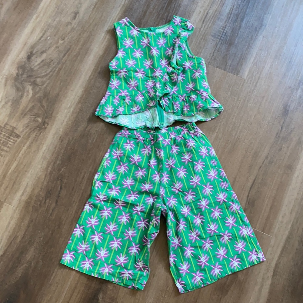 Kids summer palm tree matching set